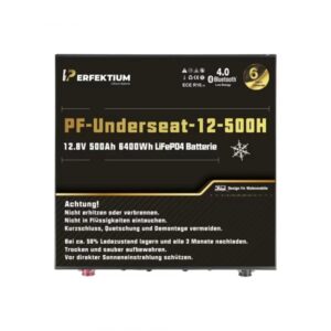 Perfektium PF-Underseat-12-500H Lifepo Batterie Lithium Bluetooth, Heizung